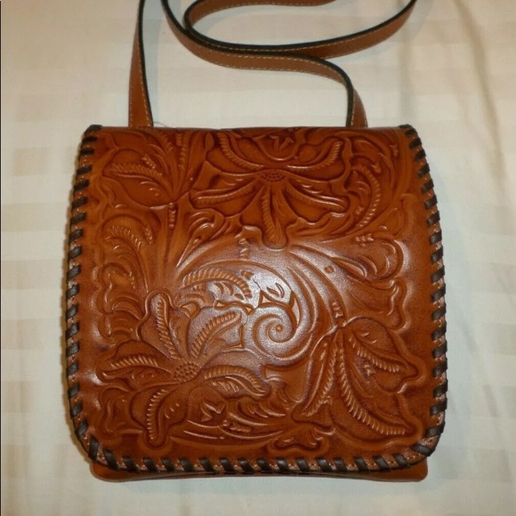 Patricia Nash Handbags - Patricia Nash Burnished Tooled Granada Crossbody
